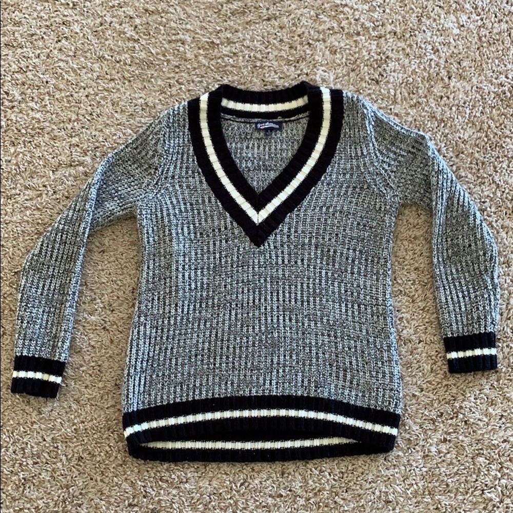 Varsity Style Sweater 🖤